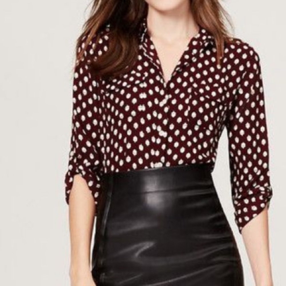 Large loft utility shirt with acorns